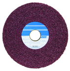 8 x 2 x 3" - Medium Grit - 5AM - Aluminum Oxide - Bear-Tex Convolute Non-Woven Wheel - A1 Tooling