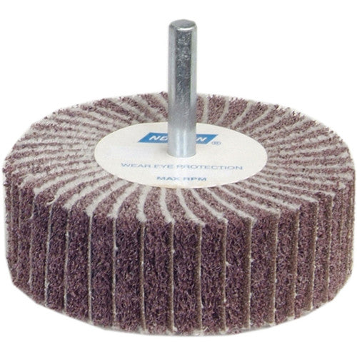 2″ × 1″ × 1/4″ Interleaf Non-Woven Flap Wheel 120 Grit Aluminum Oxide - A1 Tooling