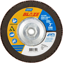 7″ × 1/4″ × 5/8″ SG Blaze R980P Flap Disc Type 29 Conical 80 Grit - A1 Tooling