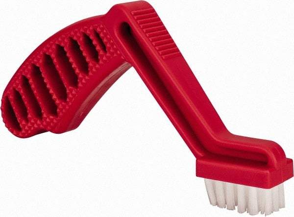 3M - 6 Rows x 4 Columns Parts Brush - 9" OAL, 5/8" Trim Length, Plastic Pistol Handle - A1 Tooling