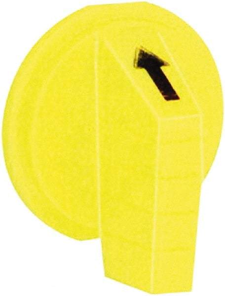 Schneider Electric - 30mm, Yellow, Selector Switch Operating Knob - For Use with Selector Switch - A1 Tooling