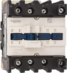 Schneider Electric - 4 Pole, 120 Coil VAC at 60 Hz, 60 Amp at 440 VAC, Nonreversible IEC Contactor - Bureau Veritas, CCC, CSA, CSA C22.2 No. 14, DNV, EN/IEC 60947-4-1, EN/IEC 60947-5-1, GL, GOST, LROS, RINA, RoHS Compliant, UL 508, UL Listed - A1 Tooling