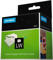 Dymo - 1-1/8" Wide x 3-1/2" Long, White Shipping Label - For DYMO LabelWriter Printers - A1 Tooling