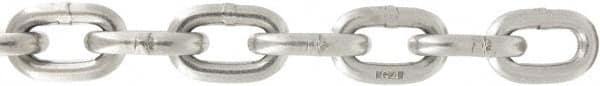 Value Collection - 1/2" Welded High Test Chain - 9,200 Lb Capacity, Grade 43, Self-Colored Finish - A1 Tooling