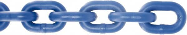 Value Collection - #1/0 Welded Straight Link Coil Chain - 440 Lb Capacity, Plastic Powder Coated Finish - A1 Tooling