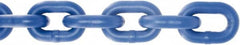 Value Collection - #2/0 Welded Straight Link Coil Chain - 520 Lb Capacity, Plastic Powder Coated Finish - A1 Tooling