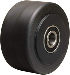 Hamilton - 4 Inch Diameter x 2 Inch Wide, Nylon Caster Wheel - 2,000 Lb. Capacity, 2-1/4 Inch Hub Length, 1/2 Inch Axle Diameter, Precision Ball Bearing - A1 Tooling