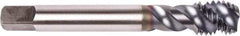 Union Butterfield - 7/16-20 UNF 3 Flute 2B Modified Bottoming Spiral Flute Tap - Powdered Metal, TiCN Finish, 3.937" OAL, Right Hand Flute, Right Hand Thread, Series 1676AP - A1 Tooling