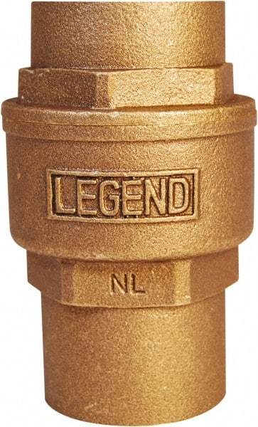 Legend Valve - 3/4" Lead Free Bronze Check Valve - Inline, C x C Sweat, 250 WOG - A1 Tooling