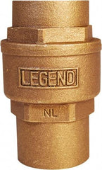 Legend Valve - 3/4" Lead Free Bronze Check Valve - Inline, C x C Sweat, 250 WOG - A1 Tooling