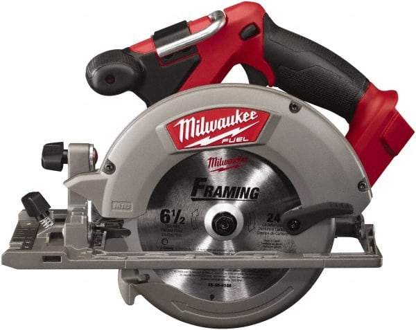 Milwaukee Tool - 18 Volt, 6-1/2" Blade, Cordless Circular Saw - 5,000 RPM, Lithium-Ion Batteries Not Included - A1 Tooling