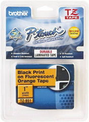 Brother - 1" Wide, Fluorescent Orange Tape Cassette - For Label Maker - A1 Tooling