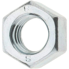 Value Collection - M8x1.25 Metric Coarse Steel Right Hand Hex Nut - 12mm Across Flats, 6.5mm High, Zinc-Plated Finish - A1 Tooling