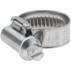 Value Collection - 12 to 20mm Diam, Stainless Steel Worm Drive Clamp - 9mm Wide - A1 Tooling