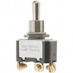 Value Collection - SPDT On-Off-On Toggle Switch - Screw Terminal, Bat Handle Actuator - A1 Tooling