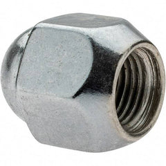 Value Collection - M12-1.25 Chrome Finish Wheel Nut - 19mm Hex, 25mm Overall Length, 60° Seat Angle - A1 Tooling