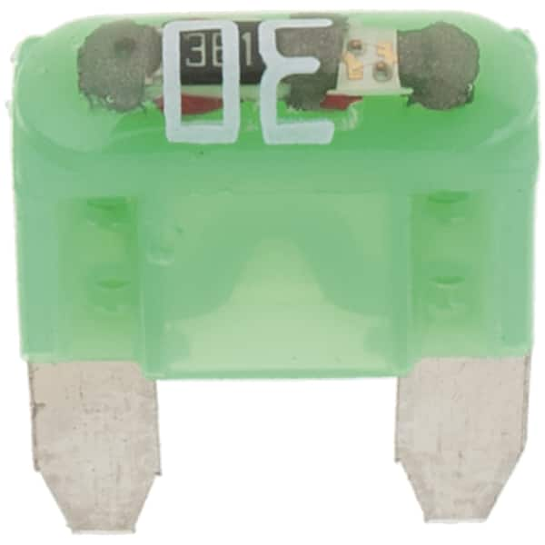 Value Collection - 30 Amp, 32 VDC, Automotive Fuse - 10.83" Long, Green, Littlefuse MIN030 - A1 Tooling