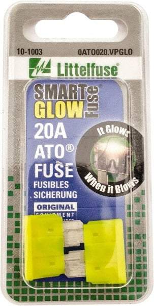 Value Collection - 20 Amp, Automotive Fuse - Yellow, Littlefuse ATO020 - A1 Tooling