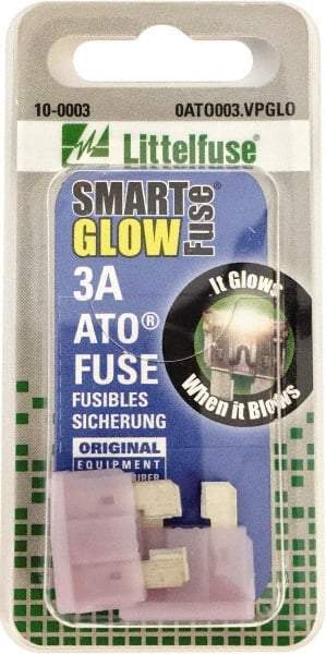 Value Collection - 3 Amp, Automotive Fuse - Violet, Littlefuse ATO003 - A1 Tooling