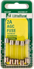 Value Collection - 2 Amp, Fast-Acting Miniature Glass/Ceramic Fuse - 1-1/4" OAL, 1/4" Diam - A1 Tooling