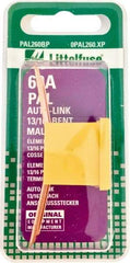 Value Collection - 60 Amp, Automotive Fuse - Yellow, Littlefuse PAL260 - A1 Tooling