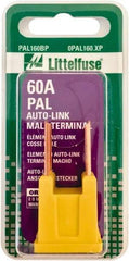 Value Collection - 60 Amp, Automotive Fuse - Yellow, Littlefuse PAL160 - A1 Tooling