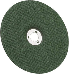 3M - 36 Grit, 7" Wheel Diam, 1/8" Wheel Thickness, 7/8" Arbor Hole, Type 27 Depressed Center Wheel - Ceramic - A1 Tooling