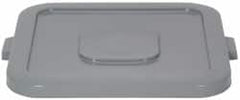 PRO-SOURCE - Square Lid for Use with 32 Gal Square Trash Cans - Gray, Plastic, For Huskee Trash Cans - A1 Tooling