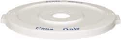 PRO-SOURCE - 32 Gal White Round Recycling Container - Polyethylene - A1 Tooling