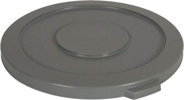 PRO-SOURCE - Round Lid for Use with 32 Gal Round Trash Cans - Gray, Plastic, For Huskee Trash Cans - A1 Tooling