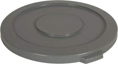 PRO-SOURCE - Round Lid for Use with 32 Gal Round Trash Cans - Gray, Plastic, For Huskee Trash Cans - A1 Tooling