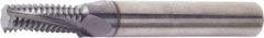 Vargus - M8x1 ISO, 5.9mm Cutting Diam, 3 Flute, Solid Carbide Helical Flute Thread Mill - Internal Thread, 16mm LOC, 57mm OAL, 6mm Shank Diam - A1 Tooling