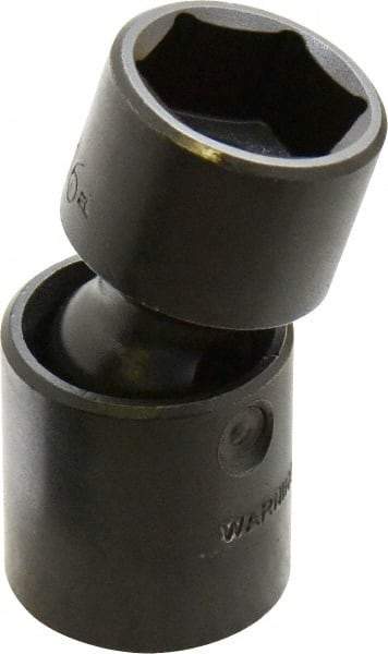 Proto - 1/2" Drive 15/16" Standard Universal Impact Socket - 6 Points, 2-29/32" OAL - A1 Tooling