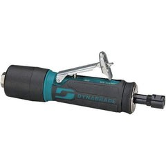 Dynabrade - 1/4" Collet, Straight Handle, Air Straight Die Grinder - 30,000 RPM, Rear Exhaust, 23 CFM, 0.4 hp, 90 psi, 1/4 NPT Inlet - A1 Tooling