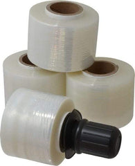 Stretch Associates - 3" x 600' 150 Gauge Clear Bundling Stretch Film with Dispenser - 4 Piece, 150 Gauge, Clear - A1 Tooling