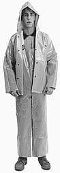 Tingley - Size S, Yellow, Chemical Jacket - 36-38" Chest, Packable Hood - A1 Tooling