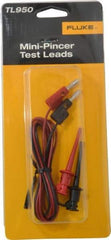 Fluke - Black/Red Electrical Test Equipment Leads Set - Use with All Models - A1 Tooling