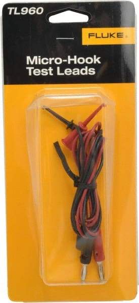 Fluke - Red/Black Electrical Test Equipment Leads Set - Use with All Models - A1 Tooling