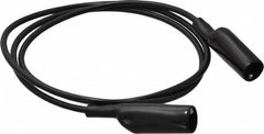 Pomona - Black Electrical Test Equipment Patch Cord - Use with Alligators Test Clips - A1 Tooling