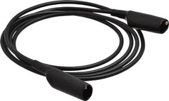 Pomona - Black Electrical Test Equipment Patch Cord - Use with Alligators Test Clips - A1 Tooling