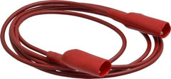 Pomona - Red Electrical Test Equipment Patch Cord - Use with Alligators Test Clips - A1 Tooling