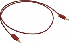 Pomona - Red Electrical Test Equipment Leads - Use with Banana Plugs - A1 Tooling