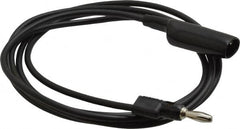 Pomona - Black Electrical Test Equipment Clip - Use with 0.300" Terminal, Banana Plugs - A1 Tooling