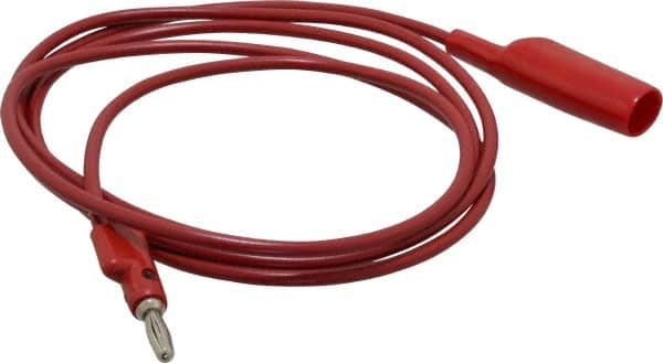 Pomona - Red Electrical Test Equipment Clip - Use with 0.300" Terminal, Banana Plugs - A1 Tooling