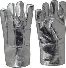 Steel Grip - Size Universal Wool Lined Aluminized Thermonol Welding Glove - 14" OAL, Gauntlet Cuff, For General Welding - A1 Tooling