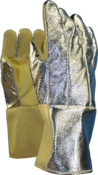 Steel Grip - Size Universal Wool Lined Aluminized Thermonol Welding Glove - A1 Tooling