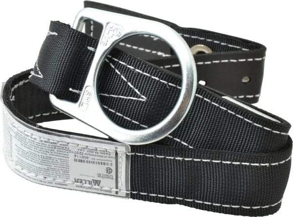 Miller - Size XL, 42 to 50 Inch Waist, 1-3/4 Inch Wide, Single D Ring Style Body Belt - Nylon Webbing, Tongue Buckle Connection - A1 Tooling