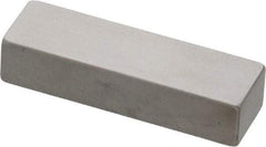 Mitutoyo - 0.25" Rectangular Steel Gage Block - Accuracy Grade 0, Includes Certificate of Inspection - A1 Tooling