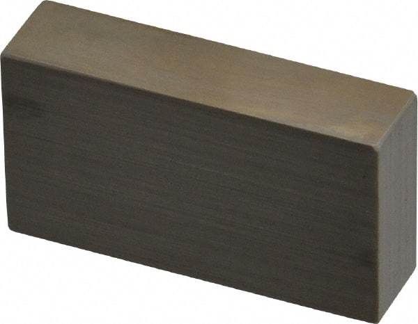 Mitutoyo - 0.75" Rectangular Steel Gage Block - Accuracy Grade 0, Includes Certificate of Inspection - A1 Tooling