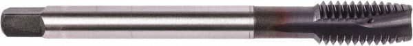 Union Butterfield - 5/16-18 UNC, 3 Flute, TiCN Finish, Powdered Metal Spiral Point Tap - Plug Chamfer, Right Hand Thread, 3.543" OAL, 0.787" Thread Length, 0.318" Shank Diam, 2B Class of Fit, Series 1674 - Exact Industrial Supply